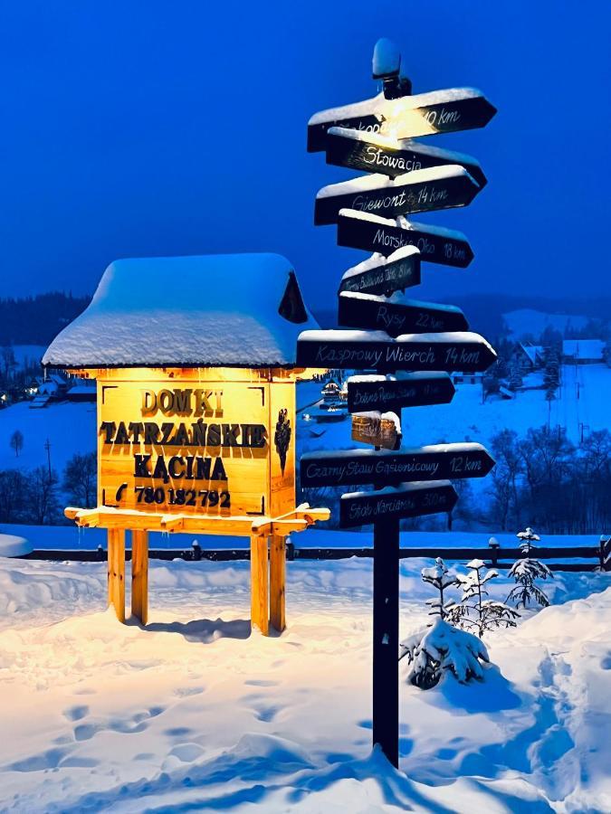 Domki Tatrzanskie Kacina 무르자시츨 외부 사진